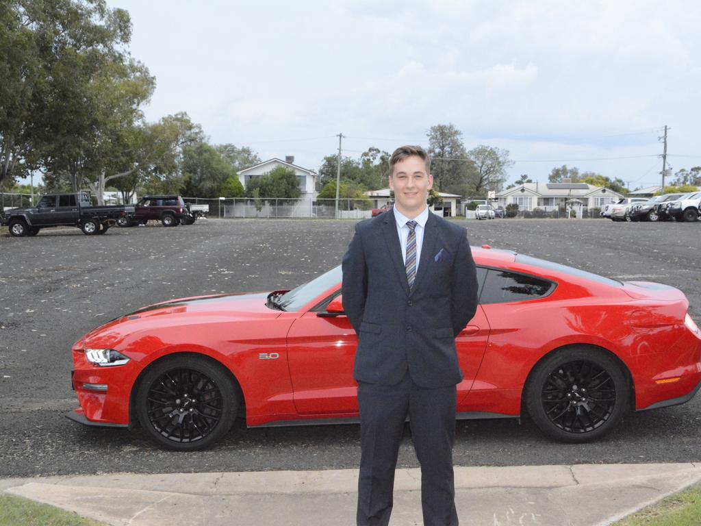 Logan Hartwig at the Dalby Christian College Formal