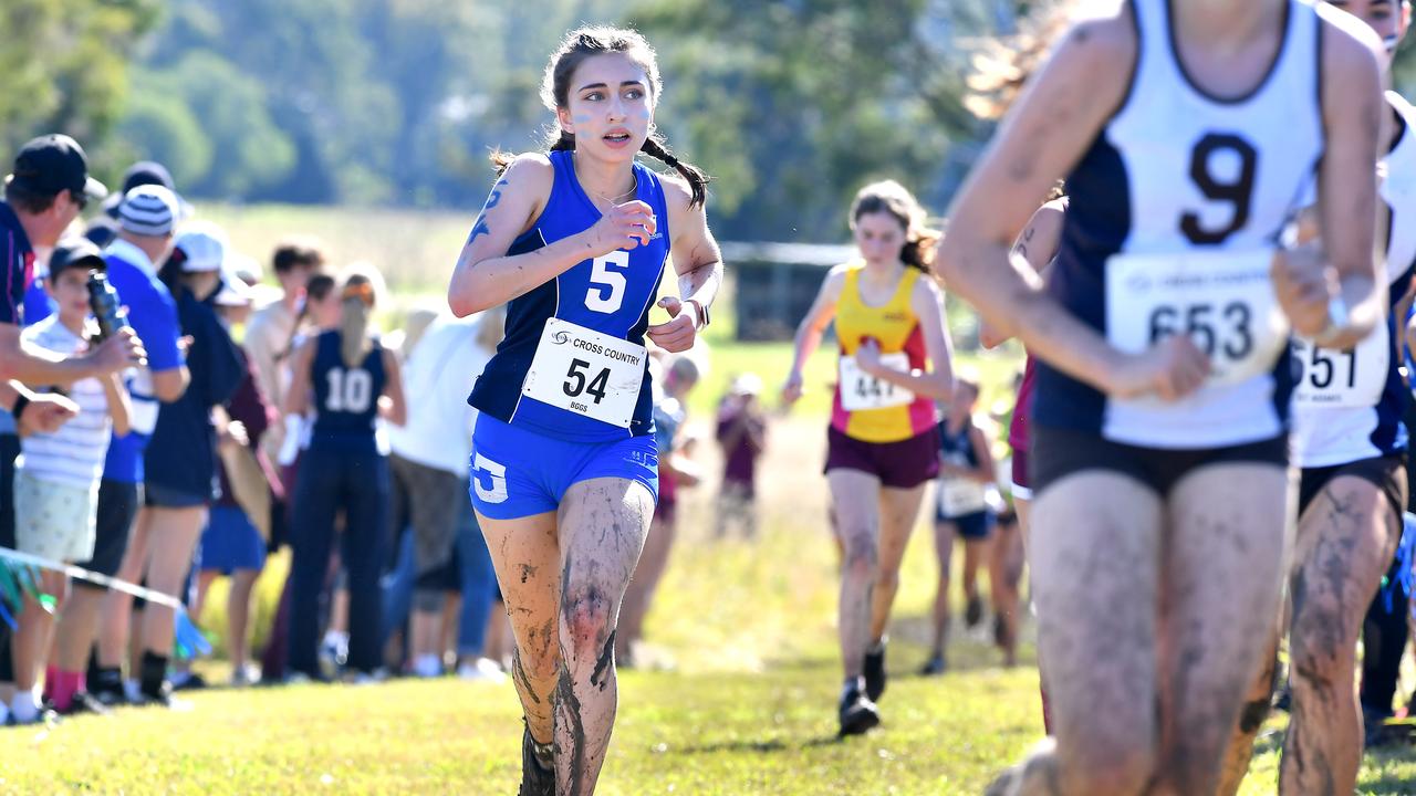 Annual QGSSSA private schoolgirl cross country championship at Rivermount College in Yatala. Saturday May 15, 2021. Picture, John Gass