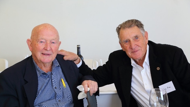 John Sayer &amp; Tony Rule at the North Bondi Surf Life Saving Club event. Image: supplied.