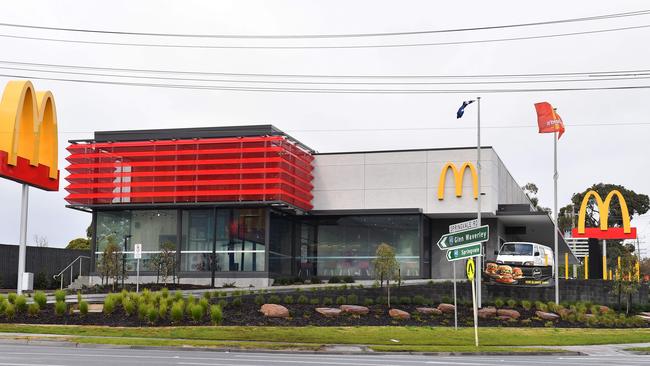 Glen Waverley’s McDonalds was the first to be built in Victoria and underwent a massive redevelopment in 2017. Picture: Andy Brownbill