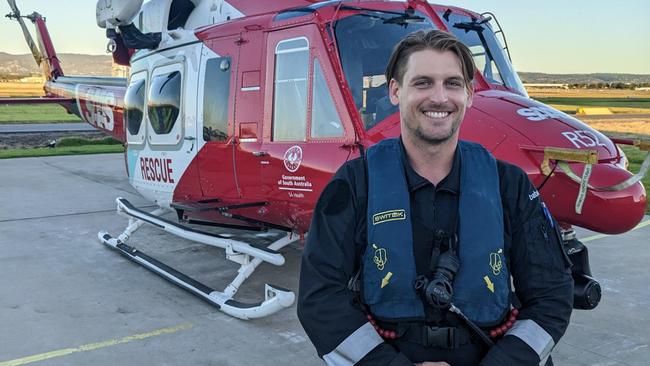 Babcock Mission Critical Services rescue crew officer Dominic Hodalin.