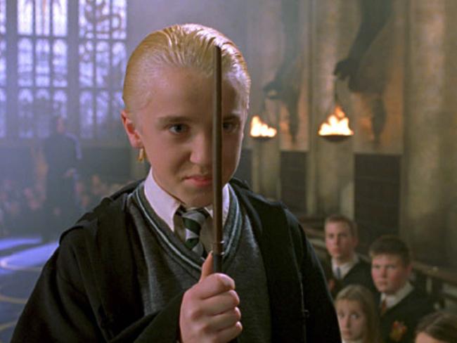 Evil little Draco Malfoy in The Chamber of Secrets.