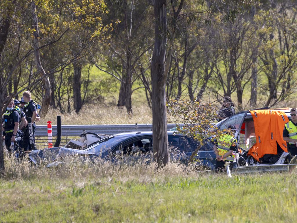 The community has rallied behind a family involved in a horror crash in outer Melbourne Picture: David Geraghty