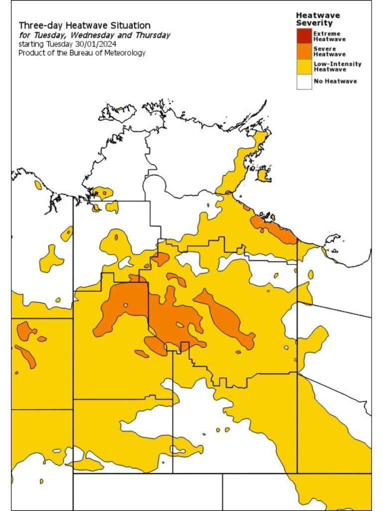 The NT is also impacted. Picture: BOM.