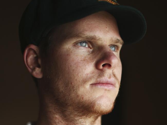 ROSEAU, DOMINICA - JUNE 01: Steve Smith of Australia poses during an Australian Cricket Team Ashes portrait session on June 1, 2015 in Roseau, Dominica. (Photo by Ryan Pierse/Getty Images)