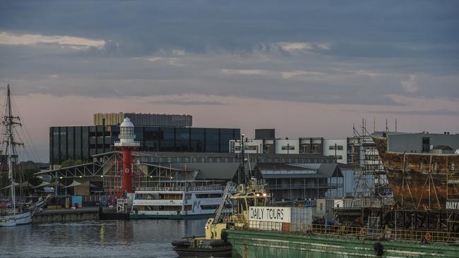 Bagalini was caught with a table laden with cocaine at a Port Adelaide dock. Picture: Roy VanDerVegt.
