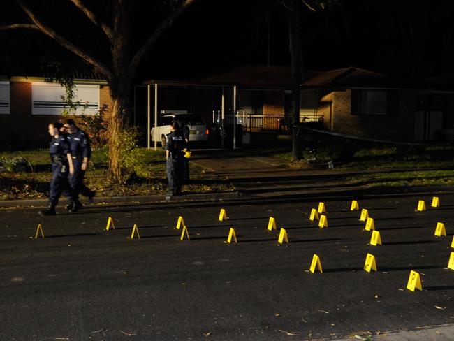 Notorious members clashed with rivals around Sydney, especially the Bandidos. This home in Doonside was frequently shot up because a member of Notorious resided there.