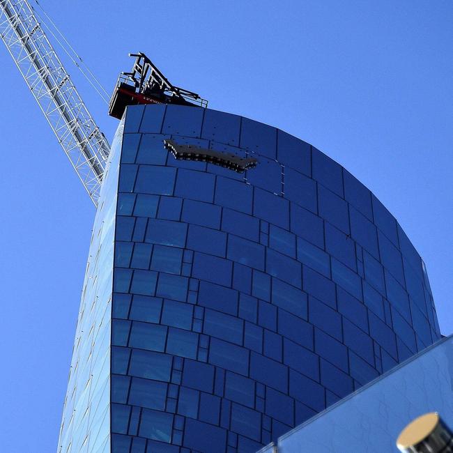 Crown Sydney at Barangaroo won’t open on schedule. Picture: Saeed Khan/AFP