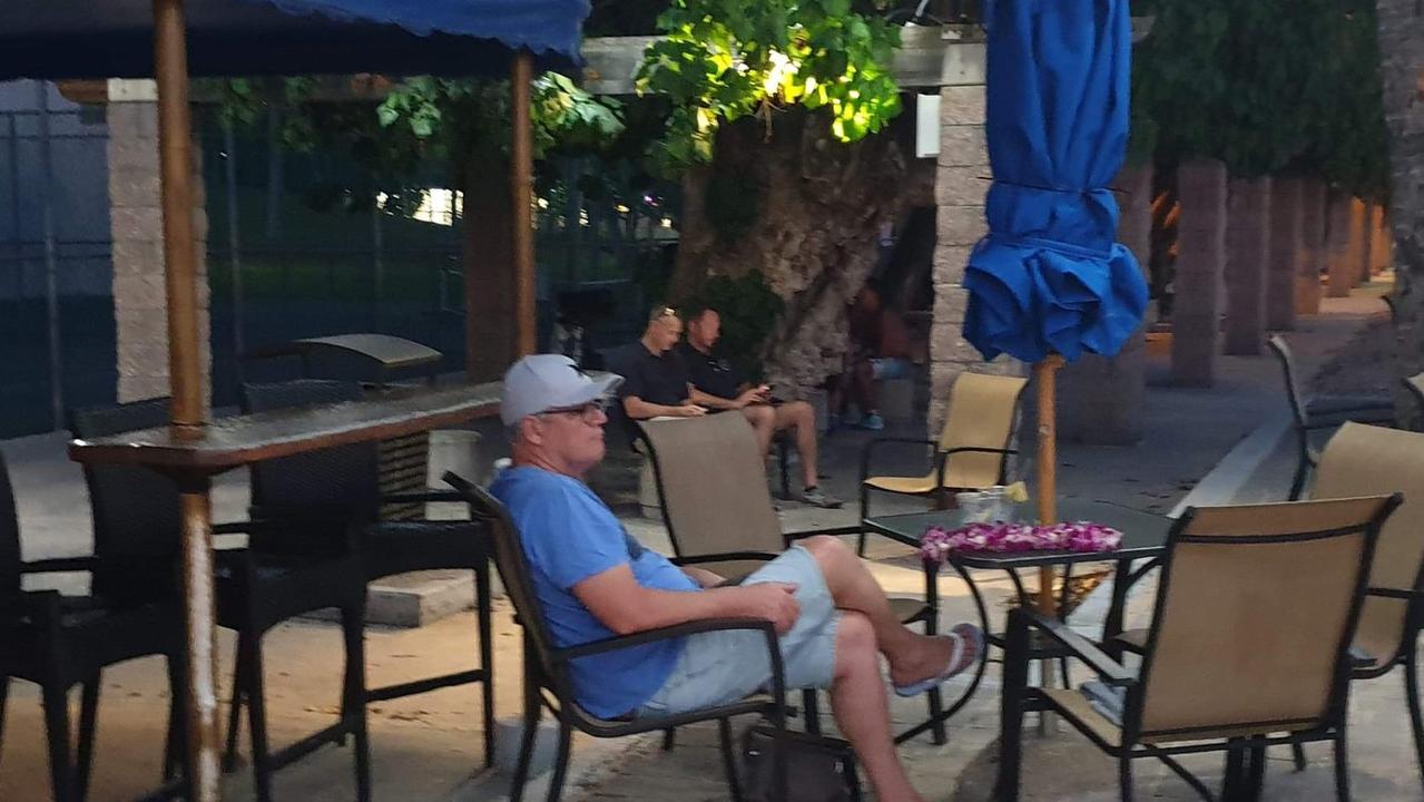 Australian Prime Minister Scott Morrison and wife Jenny on their Hawaiian holiday. Picture: Ben Parsons/Twitter