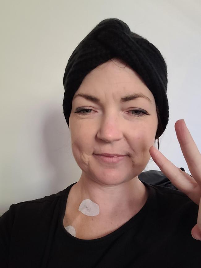 Jacqui was diagnosed with breast cancer when she was 37 years old in 2021. Picture: Supplied