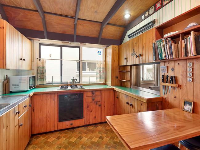 The kitchen of 27 Wyuna Ave, Freshwater which sold for $1.932 million at the weekend.