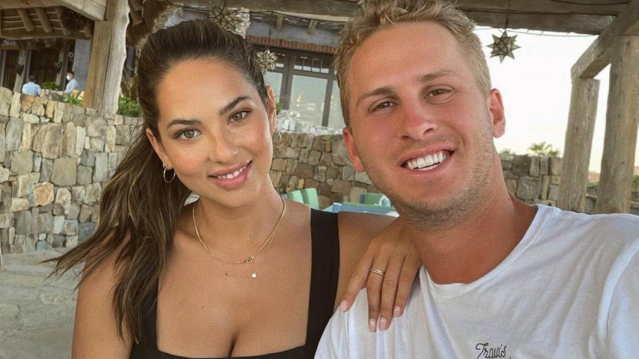 Jared Goff's fiancee Christen Harper named SI Swimsuit rookie of the year  but stunning model has to share prize