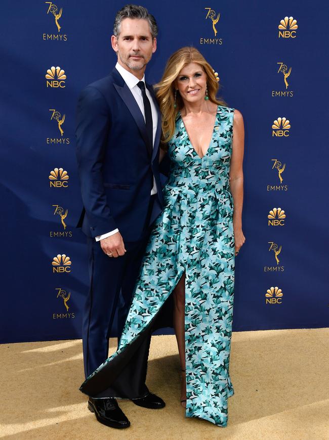 Dirty John co-stars Eric Bana and Connie Britton Picture: Getty Images