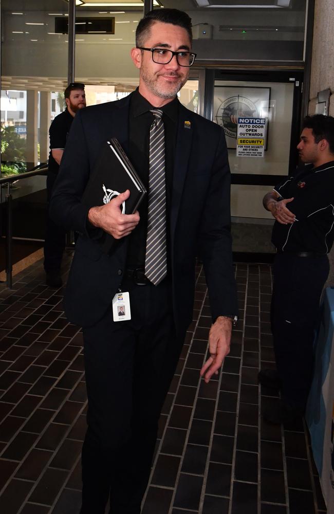 Townsville City Councillor Liam Mooney attends a recent meeting. Picture: Evan Morgan