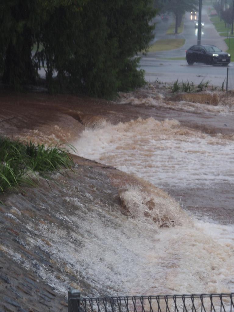 Toowoomba flooding: Deluge causes chaos on city roads | Photos