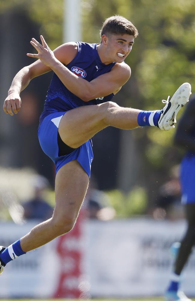 Harry Sheezel has extended his stay at North Melbourne. Picture: Michael Klein