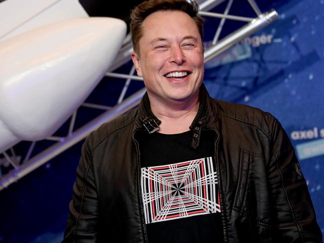 BERLIN, GERMANY DECEMBER 01:  SpaceX owner and Tesla CEO Elon Musk poses on the red carpet of the Axel Springer Award 2020 on December 01, 2020 in Berlin, Germany.  (Photo by Britta Pedersen-Pool/Getty Images)