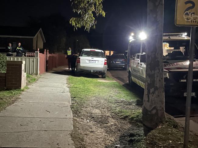 A man was stabbed in a Long Gully street, with his attackers still on the run.