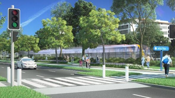 High density residential development is among the proposals around stations on the Sydney Metro Southwest rail line from Sydenham to Bankstown.