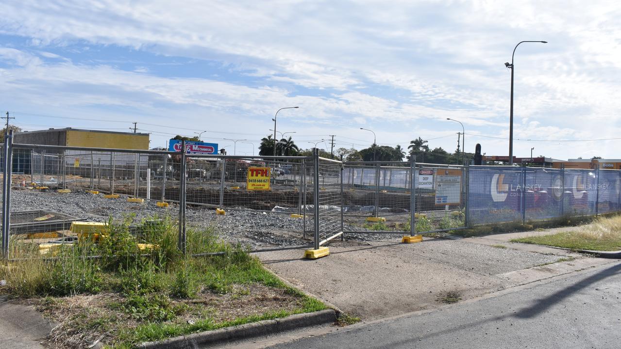 Earthworks have begun at the site of the new Mobil service station on Queen Elizabeth Drive.