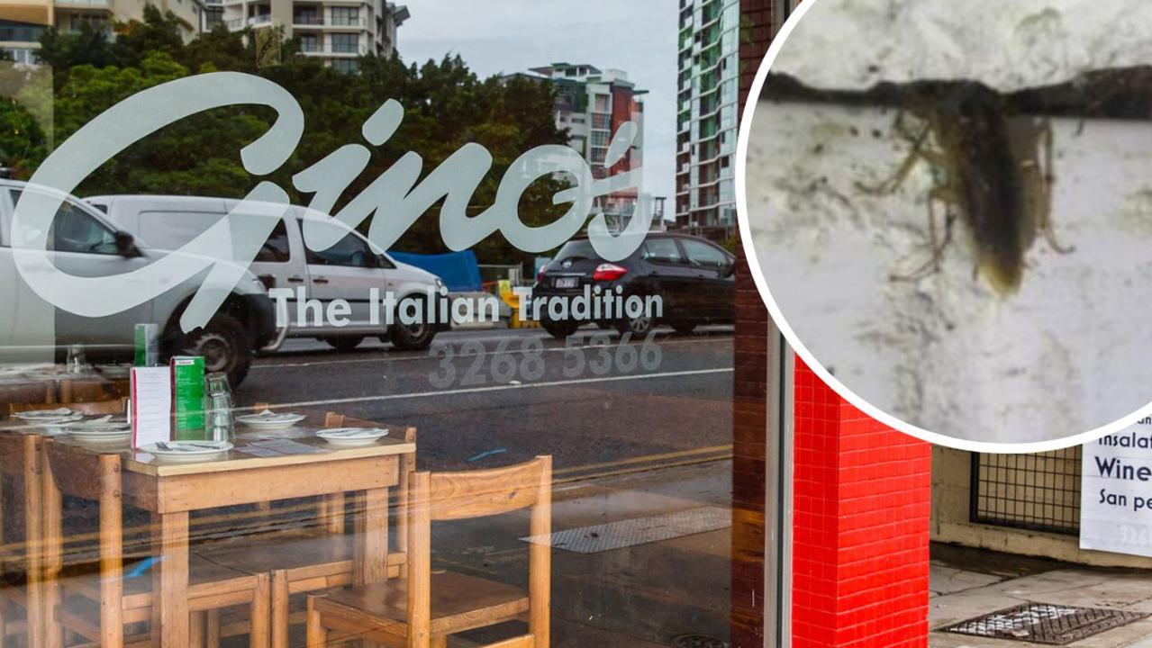 Gino's Italian restaurant at Hamilton was fined over a cockroach infestation.