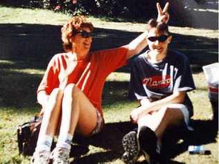 Amanda Quirk pictured with her mum.