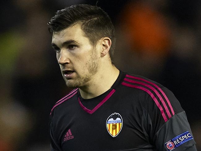 Mathew Ryan during his stint with Valencia CF.