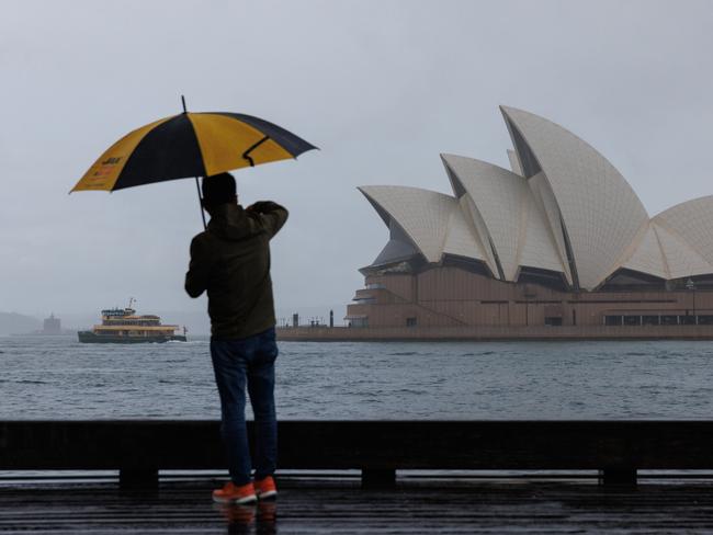 Just over 31mm is the highest recorded rainfall in Sydney for the first 10 days of May. This year there has been 149mm. Picture: NCA NewsWire / David Swift