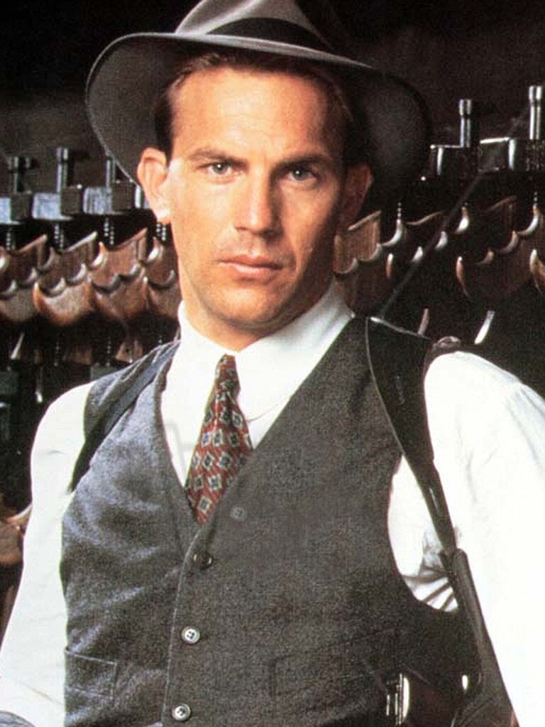 Kevin Costner as Elliot Ness in The Untouchables.