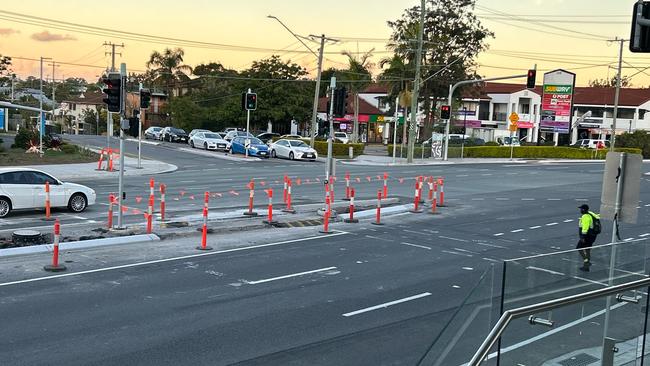 The dangerous crossing along Gympie Road causing havoc for Kedron community members. Picture: Supplied