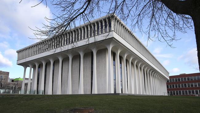 The Woodrow Wilson School of Public and International Affairs at Princeton University. Picture: AP