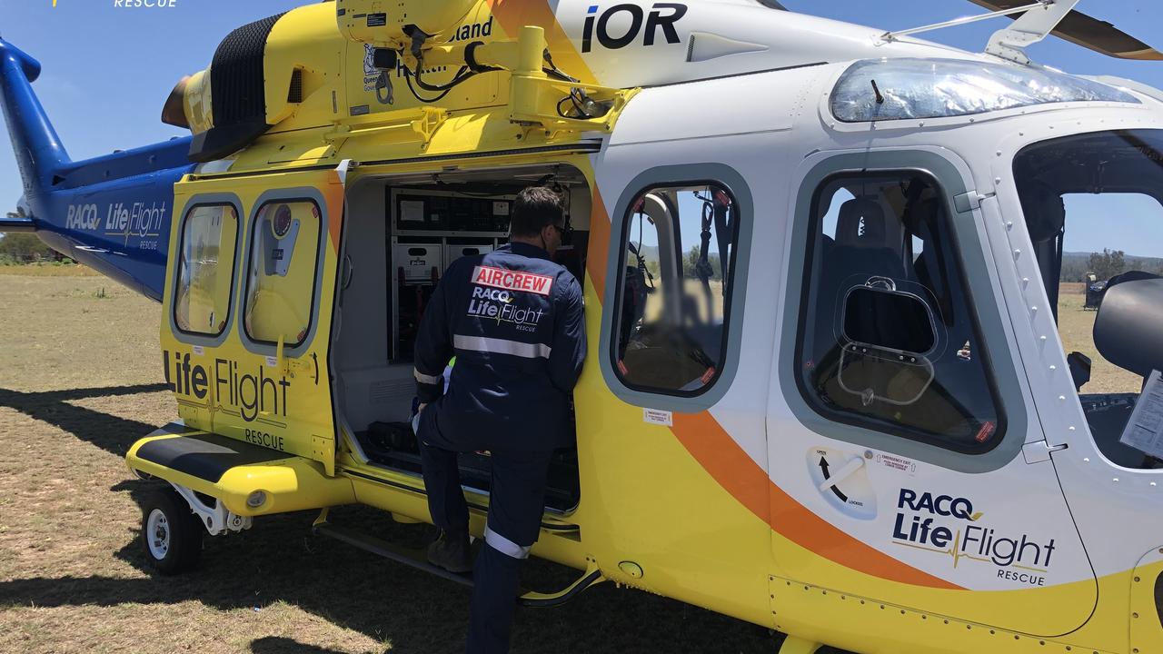 Toowoomba crash Man suffered multiple serious leg injuries in