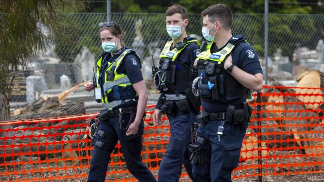 Police Association secretary Wayne Gatt said the number of police currently isolating as close contacts was roughly 800 to 1000. Picture: NCA NewsWire/Sarah Matray