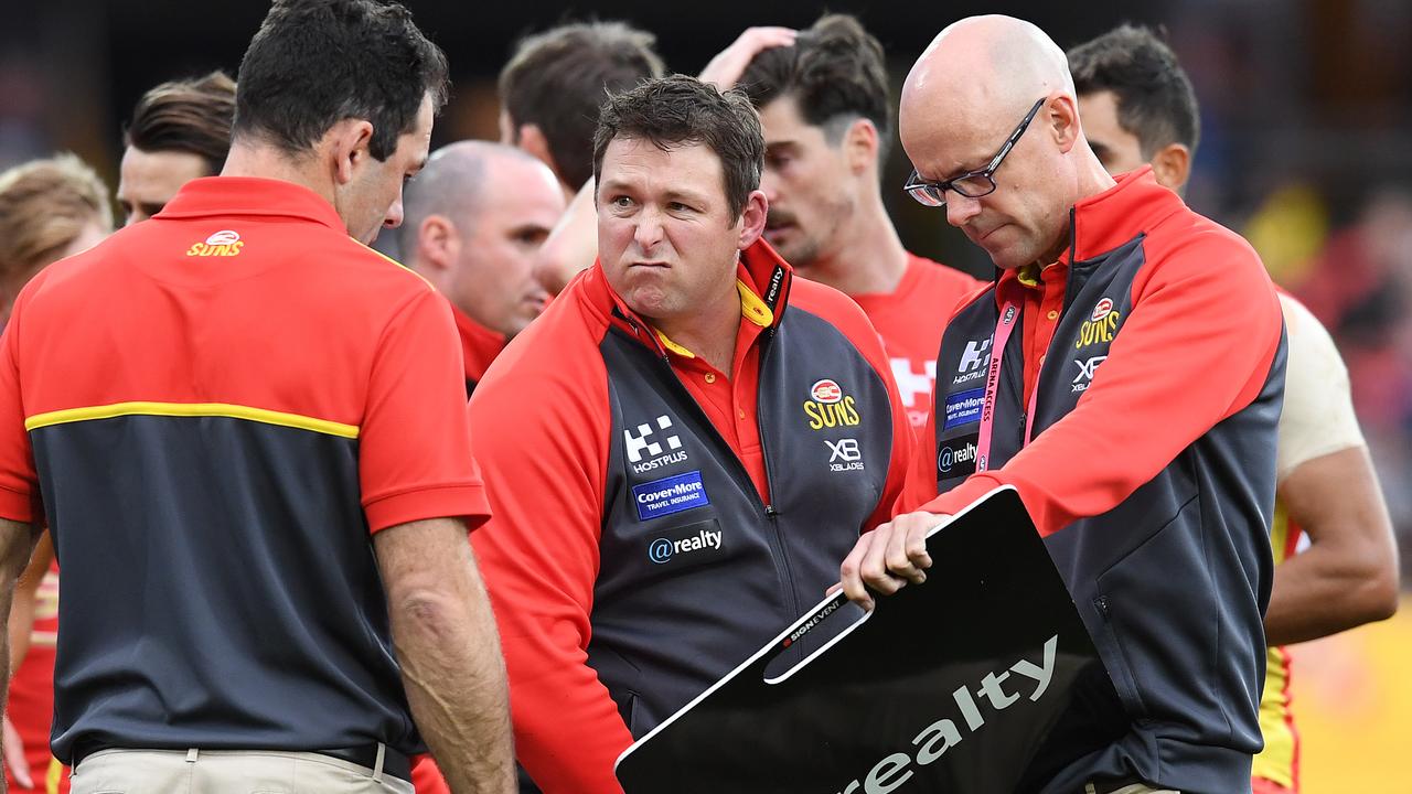 Stuart Dew is refusing to blame fitness for the Suns’ struggles. Picture: AAP Images