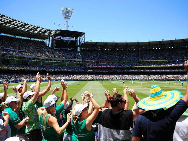 This year’s Boxing Day Test crowd could set the attendance record. Picture: Mark Stewart