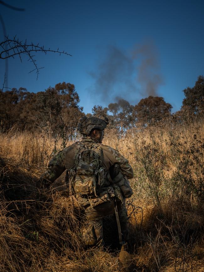 An Australian army soldier from the 3rd Battalion, Royal Australian Regiment, provides security during a wire breach conducted prior to a section attack during the 2022 Duke of Gloucester Cup in Singleton. *** Local Caption *** Australian Army infantry soldiers from across Australia tested their core skills for the prestigious Duke of Gloucester Cup at the School of Infantry, near Singleton in NSW, July 31 - August 5 2022. The Duke of Gloucester Cup is the Armyâ€™s premier military skills competition, pitting the best Royal Australian Corps of Infantry rifle sections from each unit against one another through a series of challenging activities that test their core infantry skills, including marksmanship, tactics, teamwork and fitness. Along with the Duke of Gloucester Cup, five other trophies are awarded: Sir Arthur MacDonald Trophy for best foundation war-fighting skills; Gurkha Trophy for best live-fire shooting; Royal Ulster Rifles Trophy for best falling plate shooting; OSCMAR Trophy for best battle endurance; and the DSM Roche CSC Memorial Cup for best individual soldier. The Duke of Gloucester Cup was created by Prince Henry, Duke of Gloucester, in 1946, while serving as the Governor-General of Australia.