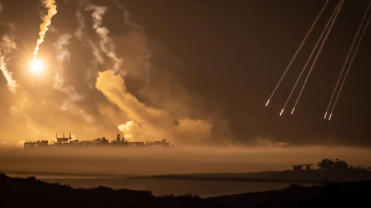 Israeli bombardment in the Gaza Strip on November 2. Picture: Fadel Senna / AFP