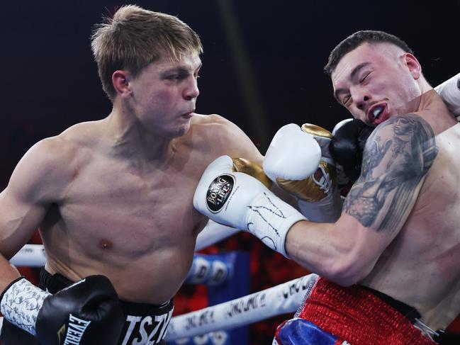 Tszyu destroyed Ben Bommber in 50 seconds in May. Picture: Robert Cianflone/Getty Images