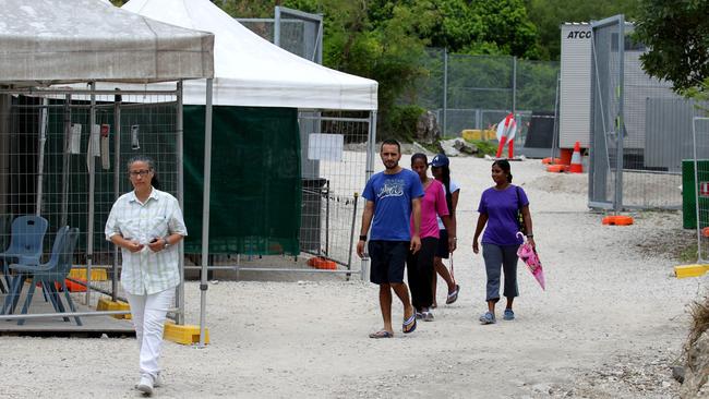 The Asylum seekers and Refugee Processing camp on the island of Nauru.