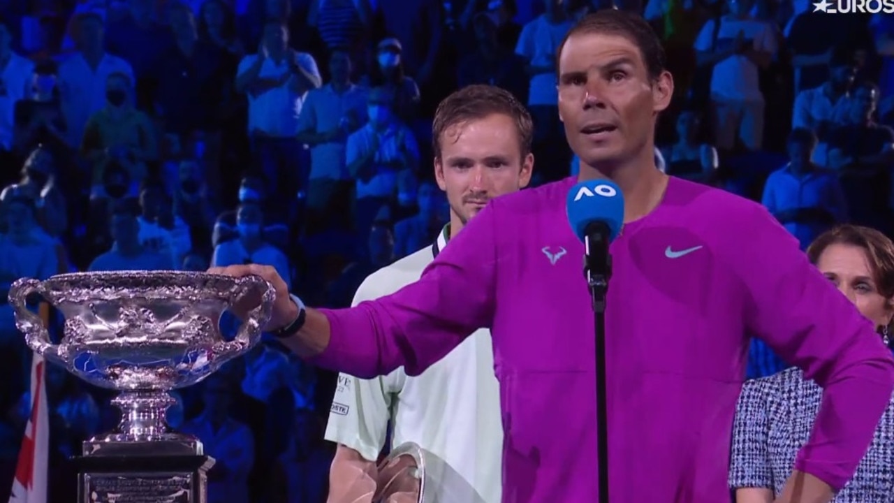Pidato Rafael Nadal setelah final, Australia Terbuka terakhir, rencana pensiun, akan kembali, berita