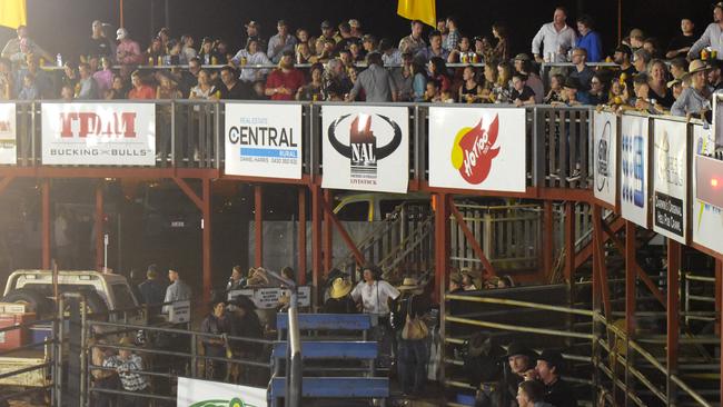 It was jam-packed in the VIP section. Picture: Darcy Jennings.