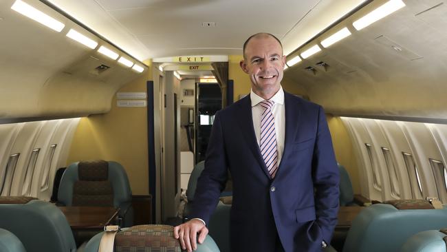 Alliance Airlines boss Lee Schofield is proud the carrier has never recorded a loss. File picture