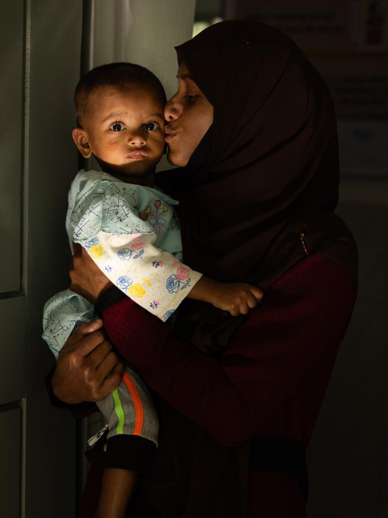 Suldana Razia with baby Nusiba, 15 months. Picture: Jason Edwards