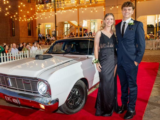 CLASS OF 2024: Townsville Grammar School formal. Students Sienna McCallum & Darcy Stevens.