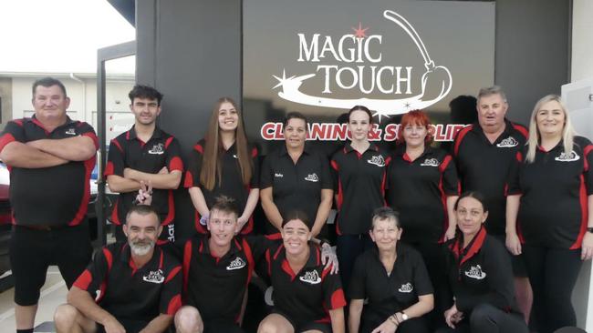 The Magic Touch Cleaning team. Picture: contributed.