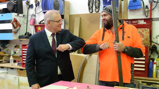 Prime Minister Scott Morrison has unveiled changes to JobKeeper and JobSeeker payments. Picture: NCA NewsWire / Jeremy Piper