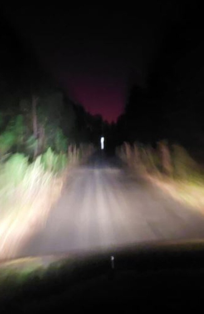 Mum Candi O'neill said she captured a ghost in this picture, taken when on a camping trip at Coochin Creek in July, 2022.