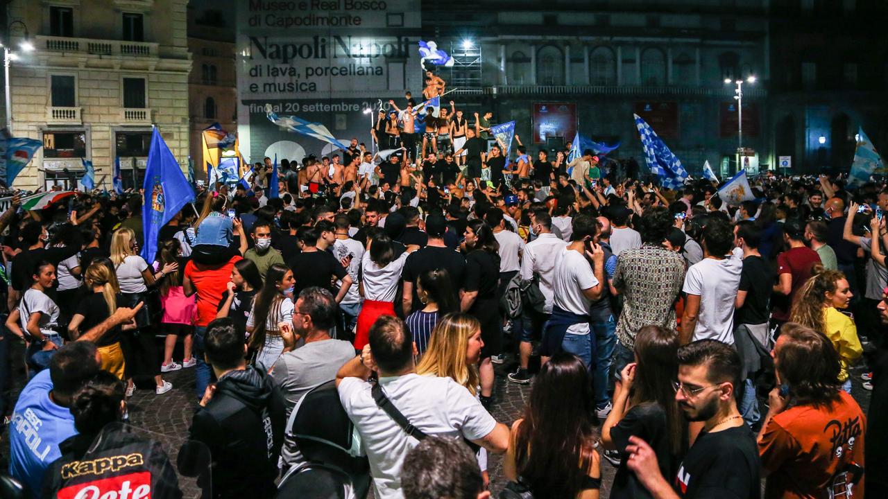 Naples pictured in June. (Photo by Carlo Hermann / AFP)