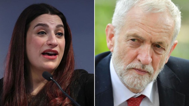 Labour MP Luciana Berger, left, who is Jewish, resigned from the Labour Party in March specifically citing the party’s attacks on her faith, including death threats and online abuse. Ms Berger claimed that under Mr Corbyn, right, Labour was “institutionally anti-Semitic”. Pictures: AFP