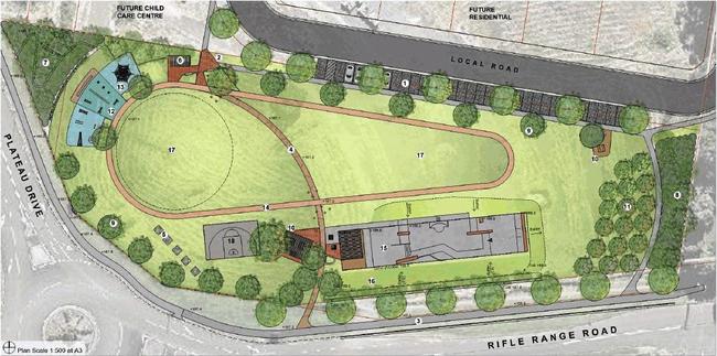 A concept design for the proposed Plateau Drive district park at Wollongbar, which includes a skate park, has been placed on public exhibition by Ballina Shire Council.